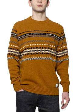 Pullover Klout Yacar Ocre per Uomo