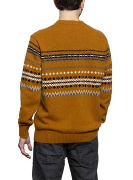 Pullover Klout Yacar Ocre per Uomo