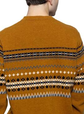 Pullover Klout Yacar Ocre per Uomo