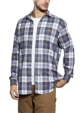 Camicia Klout Cunningham Blu per Uomo