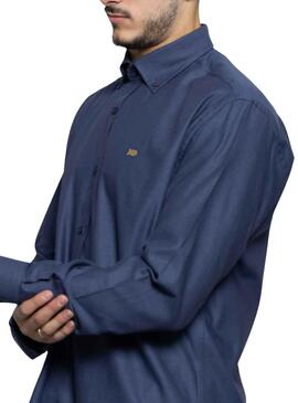 Camicia Klout Indigo Blu per Uomo