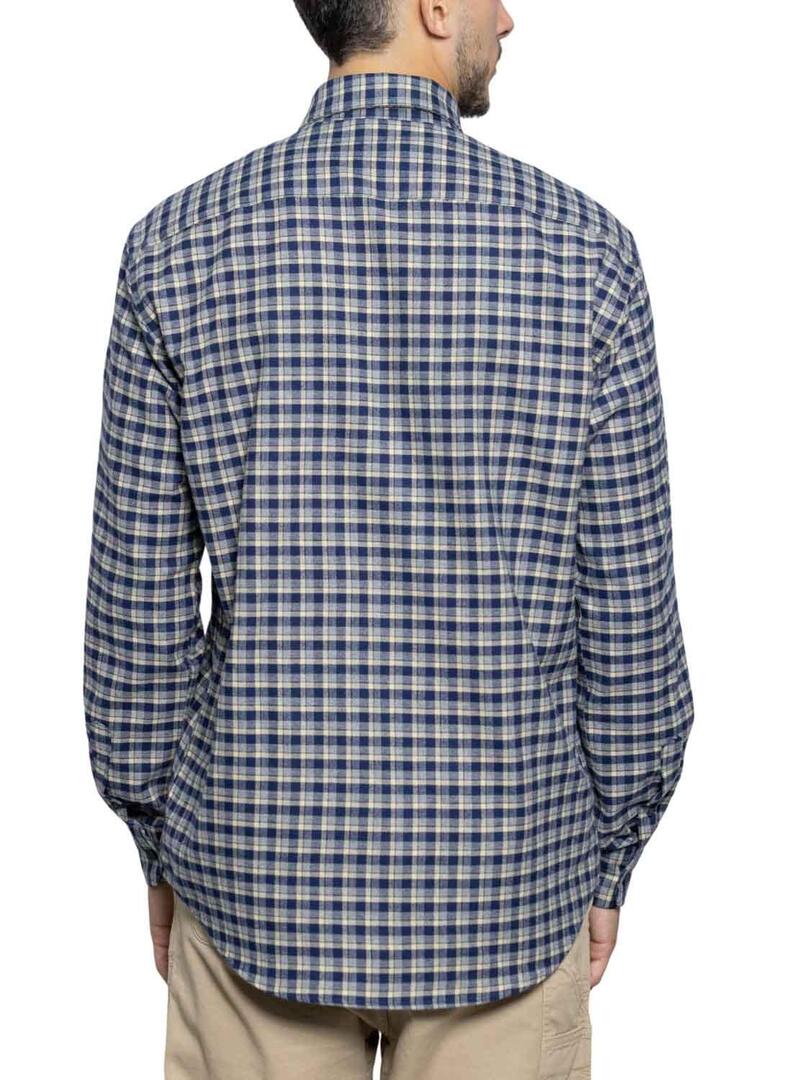 Camicia Klout London Blu per Uomo