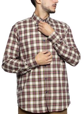 Camicia Klout Gales Rosso per Uomo