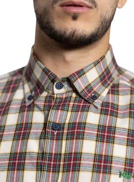 Camicia Klout Gales Rosso per Uomo