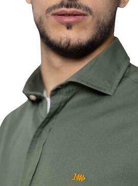 Camicia Klout Salvia Verde per Uomo