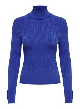 Pullover Only Lorelai Blu per Donna