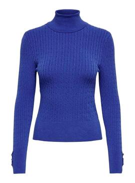 Pullover Only Lorelai Blu per Donna