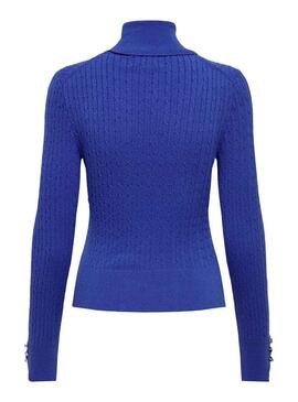 Pullover Only Lorelai Blu per Donna