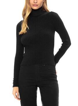 Pullover Only Lorelai Nero per Donna