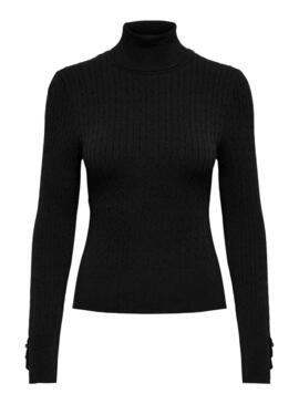 Pullover Only Lorelai Nero per Donna