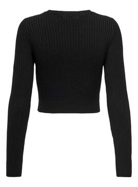 Pullover Only Karol Nero per Donna