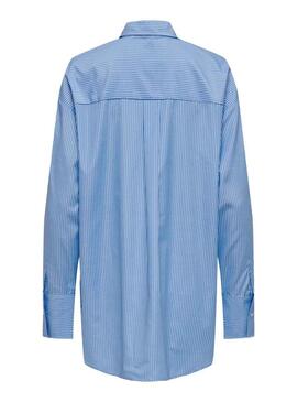 Camicia Only Livio Blu per Donna