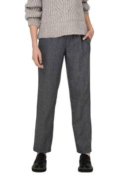 Pantaloni Only Shay Grigio Espiga per Donna