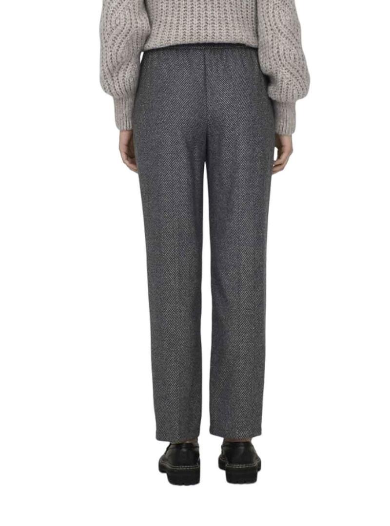 Pantaloni Only Shay Grigio Espiga per Donna