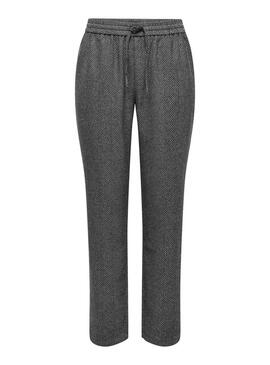 Pantaloni Only Shay Grigio Espiga per Donna