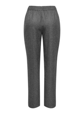 Pantaloni Only Shay Grigio Espiga per Donna