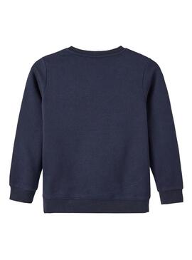 Felpa Name It Girone Blu Blu Navy per Bambino