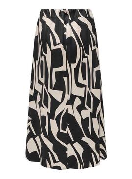 Gonna Only Leline Beige e Nero per Donna