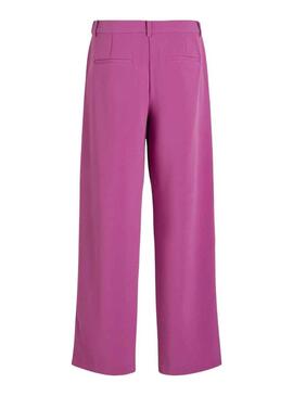 Pantaloni Vila Vimarnal Fucsia per Donna