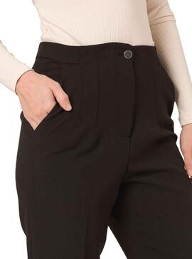 Pantaloni Naf Naf Basic Nero per Donna