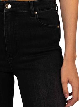 Pantaloni Jeans Naf Naf Style Nero per Donna