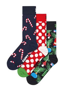 Pack Happy Socks Calze di Natale