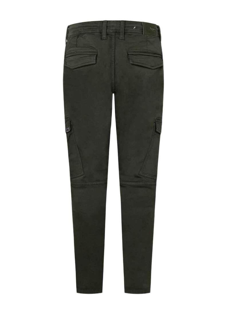 Pantaloni Pepe Jeans Jared Verde per Uomo