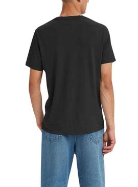 T-Shirt Levis Graphic Logo Lilla e Nero