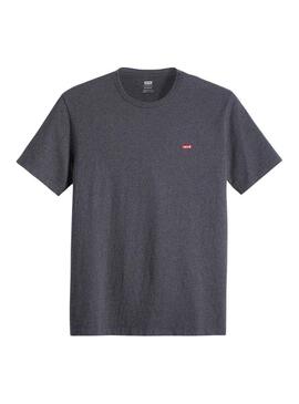 T-Shirt Levis Original Logo Grigio per Uomo