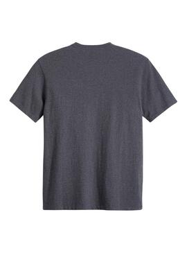 T-Shirt Levis Original Logo Grigio per Uomo