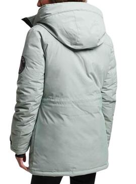 Parka Superdry City Blu per Donna