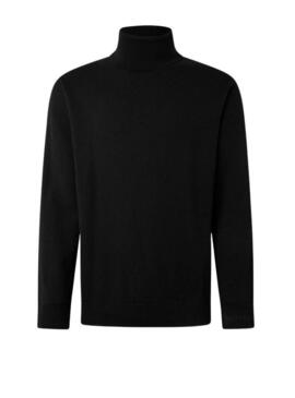 Pullover Pepe Jeans André Cuello Alto Nero Uomo