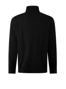 Pullover Pepe Jeans André Cuello Alto Nero Uomo