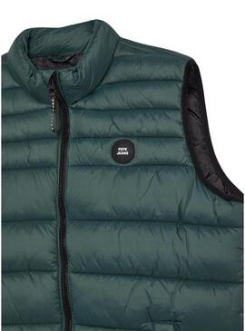 Gilet Pepe Jeans Balle Verde per Uomo