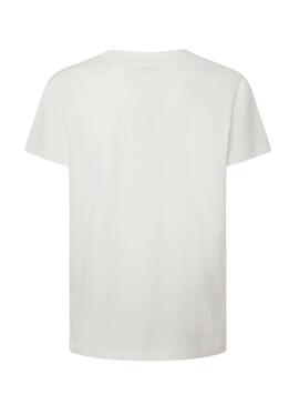 T-Shirt Pepe Jeans Kane Beige per Uomo