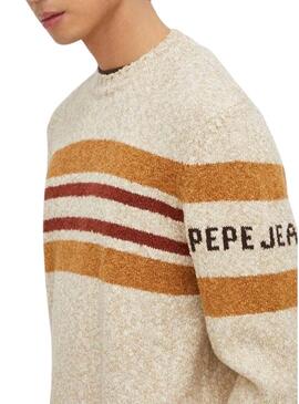 Pullover Pepe Jeans Scott Beige per Uomo