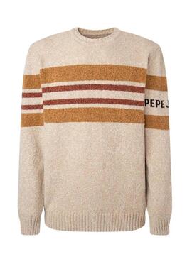 Pullover Pepe Jeans Scott Beige per Uomo