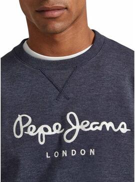 Felpa Pepe Jeans Novità Blu per Uomo