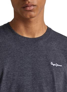 T-Shirt Pepe Jeans Nuovo Blu per Uomo