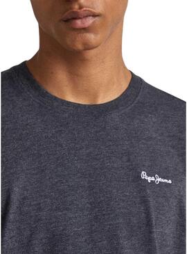 T-Shirt Pepe Jeans Nuovo Blu per Uomo