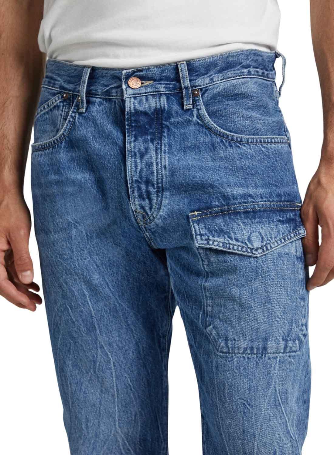 Pantaloni Jeans Pepe Jeans Callen Blu Uomo