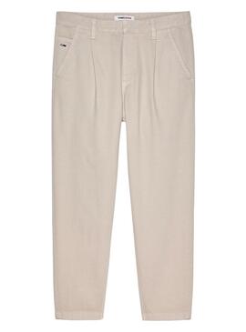 Pantaloni Tommy Jeans Bax beige per Uomo