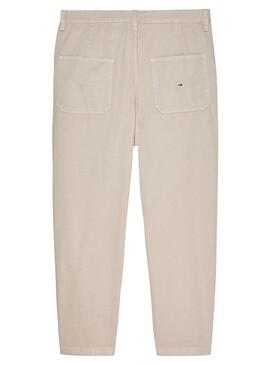 Pantaloni Tommy Jeans Bax beige per Uomo