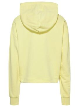 Felpa Tommy Jeans Rx Essential Giallo Donna