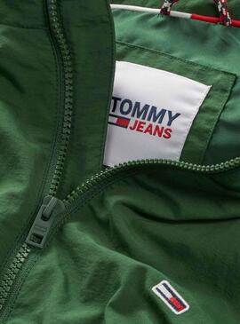 Giacca Tommy Jeans Essential Verde per Uomo