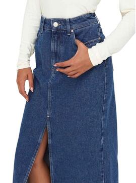 Gonna Denim Only Biamjca Midi Medium Blu Donna