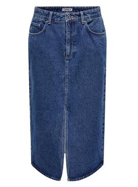 Gonna Denim Only Biamjca Midi Medium Blu Donna