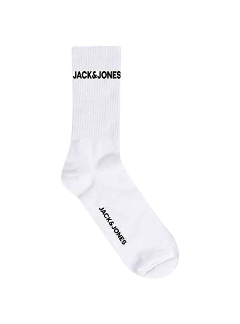 Pack 5 Calzini Jack & Jones Logo Bianco Bambino
