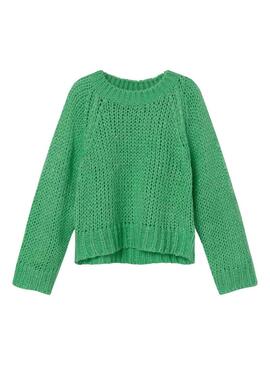 Pullover Name It Quantità Boxy Verde per Bambina