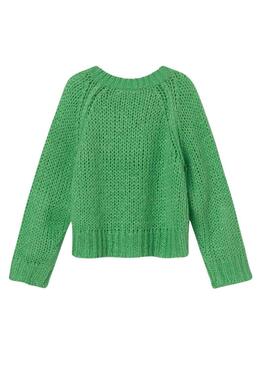 Pullover Name It Quantità Boxy Verde per Bambina